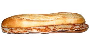 Bocadillo de Lomo a la plancha recién hecho