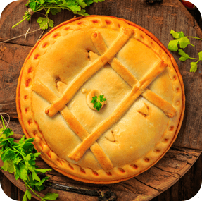 Empanada de bacalao casera