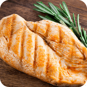 Bocadillo de Pechuga de pollo recién hecho