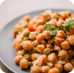 Ensalada de garbanzos especiados